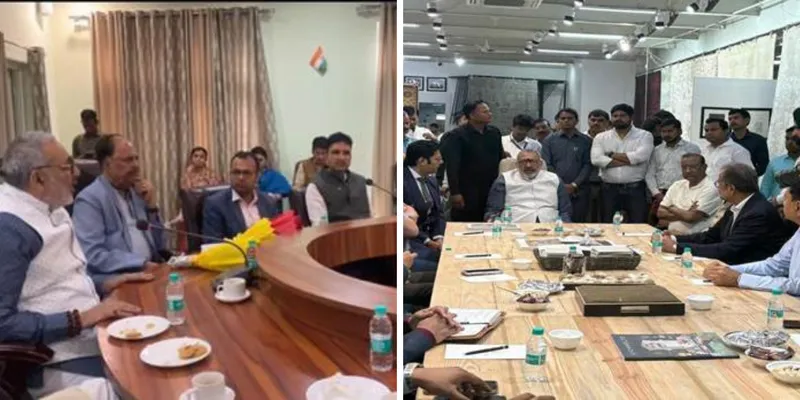 Giriraj Singh Reviews Textile, Footwear and Handicrafts Sectors During Agra Visit